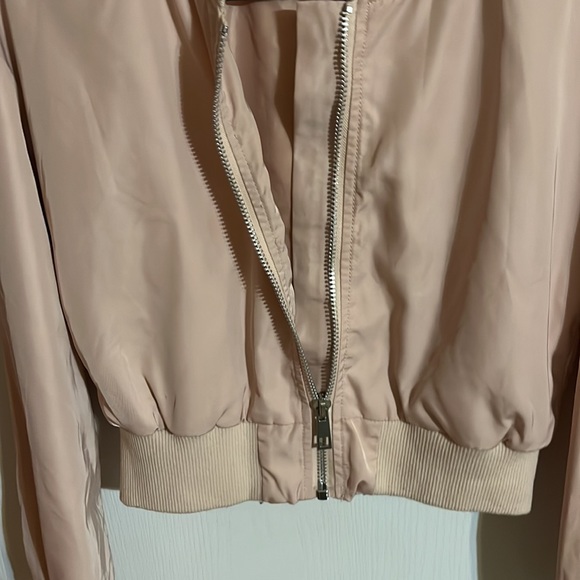 Ashleigh outerwear blush zip up jacket - Picture 3 of 8